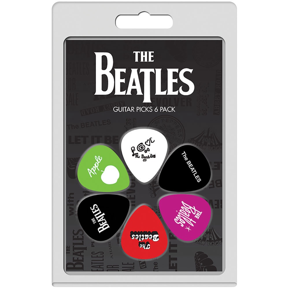 The Beatles - Logos 6Pack Plectrum - Multicolours